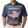 America 250th Anniversary US Flag Map 1776-2026 Commemorative Star Border Tropical Men's Polo Shirt (Lightweight) - 1