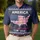 America 250th Anniversary US Flag Map 1776-2026 Commemorative Star Border Tropical Men's Polo Shirt (Lightweight) - 4