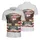 USA 250th Anniversary Majestic Bald Eagle Distressed Flag 1776-2026 Commemorative Wearable Men's Polo Shirt (Lightweight) - 3