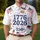 USA 250th Anniversary 1776 2026 Patriotic Polo Eagle Flags Fireworks Bell Men's Polo Shirt (Lightweight) - 4