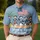 America 250th Anniversary: Colonial Duck Procession, Betsy Ross Flag, 1776-2026 Patriot Celebration Men's Polo Shirt (Lightweight) - 4