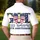 USA 250th Anniversary Patriotic 'GOD Bless America' Navy Gold Stars & Striped Bow Men's Polo Shirt (Lightweight) - 5