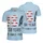 USA 250th Anniversary Patriotic Polo Stripes Stars Faith Family Freedom Wreath Men's Polo Shirt (Lightweight) - 3
