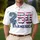USA 250th Birthday Semiquincentennial Lady Liberty Stars Stripes Collegiate Graphic Men's Polo Shirt (Lightweight) - 4