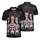 America 250th Anniversary Patriotic Skeletons Uncle Sam Flags Cake Fireworks Bunting Men's Polo Shirt (Lightweight) - 3
