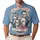 America 250th: Washington Lincoln Jefferson Franklin Flag Shades Peace Signs Engraving Men's Polo Shirt (Lightweight) - 1