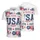 USA 250th Anniversary: God Bless 1776 2026 Patriotic Polo Hibiscus Gold Men's Polo Shirt (Lightweight) - 3