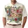 USA 250th Anniversary Patriotic Polo Gold Bevel Lettering Stars Stripes Red Roses Men's Polo Shirt (Lightweight) - 1