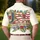 USA 250th Anniversary Patriotic Polo Gold Bevel Lettering Stars Stripes Red Roses Men's Polo Shirt (Lightweight) - 5