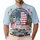 America 250th Anniversary Lady Liberty Torch 1776 Emblem Stars Stripes Men's Polo Shirt (Lightweight) - 1