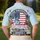 America 250th Anniversary Lady Liberty Torch 1776 Emblem Stars Stripes Men's Polo Shirt (Lightweight) - 5