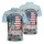 America 250th Anniversary Lady Liberty Torch 1776 Emblem Stars Stripes Men's Polo Shirt (Lightweight) - 3