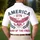 America 250th: 1776 Distressed Eagle Shield, Land Of The Free Laurel Design Men's Polo Shirt (Lightweight) - 5
