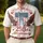 America 250th Anniversary Liberty Eagle Shield 1776 Distressed Patriotic Stars Men's Polo Shirt (Lightweight) - 4