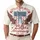 America 250th Anniversary Liberty Eagle Shield 1776 Distressed Patriotic Stars Men's Polo Shirt (Lightweight) - 1