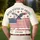 America 250th Anniversary Distressed Patriotic Polo Flag Eagle Statue 1776 Men's Polo Shirt (Lightweight) - 5