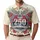 America's 250th Birthday Silver Eagle Emblem 1776-2026 - Patriotic Polo Tropical Men's Polo Shirt (Lightweight) - 1
