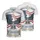 America 250th Anniversary Eagle Cross Flag Wreath 1776-2026 Patriotic Tropical Design Men's Polo Shirt (Lightweight) - 3