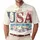 America 250th Anniversary USA Stars Crimson Peonies Freedom Banner Fireworks Men's Polo Shirt (Lightweight) - 1