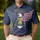 USA 250th Anniversary Patriotic Bald Eagle Liberty Bell Stars Stripes 1776 2026 Men's Polo Shirt (Lightweight) - 4