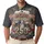 America 250th We The People 1776 Soldiers Polo Hibiscus Gold Scrollwork Patriot Men's Polo Shirt (Lightweight) - 1
