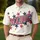 USA 250th Anniversary Patriotic AMERICA Block Text Distressed Stars Design Men's Polo Shirt (Lightweight) - 4