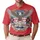 America's 250th Anniversary Bald Eagle 250 Emblem Metallic Red White Blue Stars 1776-2026 Men's Polo Shirt (Lightweight) - 1