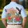 USA 250th Anniversary Liberty Bell Flag Eagle Tropical Hibiscus '1776-2026' Scrollwork Men's Polo Shirt (Lightweight) - 5