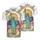 USA 250th Birthday Semiquincentennial Emblem: Teal Liberty, Gold Laurel, Waving Flags, 1776-2026 Men's Polo Shirt (Lightweight) - 3
