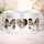 Personalized Best Mom Ever Photo Mug, Custom MOM Photo Collage Coffee Cup,  Mother's Day Gift with Pictures, Heart Shape Mommy Mug - 1