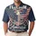 America's 250th Birthday Bald Eagle Flag Freedom Land of the Free Commemorative Men's Polo Shirt (Lightweight) - 1