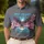 America 250th Bald Eagle Flag Lightning Commemorative 1776-2026 Men's Polo Shirt (Lightweight) - 4