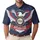 America 250th Celebration Bald Eagle 1776 Patriotic Polo Semiquincentennial Men's Polo Shirt (Lightweight) - 1