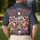 USA 250th Anniversary Eagle Liberty Bell 1776 Patriotic Hibiscus Stars Stripes Navy Gold Men's Polo Shirt (Lightweight) - 5