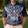 America 250th Anniversary Bald Eagle Shield 1776-2026 Flags Stars Laurel Wreaths Men's Polo Shirt (Lightweight) - 4