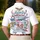America 250th Birthday Polo Patriotic Symbols: Lincoln, Liberty Bell, Flag, Eagle Art Men's Polo Shirt (Lightweight) - 5