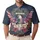 America 250th Anniversary Eagle Flag Stars Stripes We the People Tropical 1776-2026 Men's Polo Shirt (Lightweight) - 1