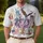 America 250th Anniversary Patriotic Polo Statue of Liberty Eagle Liberty Bell Men's Polo Shirt (Lightweight) - 4