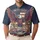 America 250th Birthday Eagle Flag Liberty Bell Statue Vintage Gold Emblem 1776 Men's Polo Shirt (Lightweight) - 1