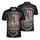 America 250th Semiquincentennial Liberty Shield 1776-2026 Weathered Flag Grunge Patriot Men's Polo Shirt (Lightweight) - 3