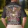 America's 250th Anniversary Eagle Anvil 1776-2026 Flag Palm Hibiscus Design Men's Polo Shirt (Lightweight) - 5