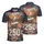 Patriotic Cyber-Steampunk Eagle We The People 1776-2026 America's 250th Tropical Men's Polo Shirt (Lightweight) - 3
