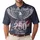 USA 250th Anniversary: We The People Bald Eagle 1776-2026 Distressed Flag Ribbon Men's Polo Shirt (Lightweight) - 1