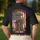 USA 250th Anniversary Patriotic Flag Tribute: Battlefield Cross, Musket & Helmet Design Men's Polo Shirt (Lightweight) - 5