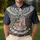 America 250th Eagle Liberty Bell 1776-2026 Gold Scrollwork Patriotic Tropical Men's Polo Shirt (Lightweight) - 4