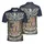 America 250th Eagle Liberty Bell 1776-2026 Gold Scrollwork Patriotic Tropical Men's Polo Shirt (Lightweight) - 3