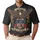 America 250th Commemorative Eagle Liberty Bell Flag Polo Scroll Antique Design Men's Polo Shirt (Lightweight) - 1