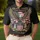 America 250th Anniversary Eagle Flag Statue Liberty Bell 1776-2026 Gold Grunge Men's Polo Shirt (Lightweight) - 4