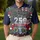 America's 250th Anniversary 1776-2026 Dual Soldier Flag Hibiscus Gold Laurel Men's Polo Shirt (Lightweight) - 4
