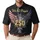 America 250th Anniversary Patriotic Statue of Liberty 'We The People' Flag Wings Emblem Men's Polo Shirt (Lightweight) - 1